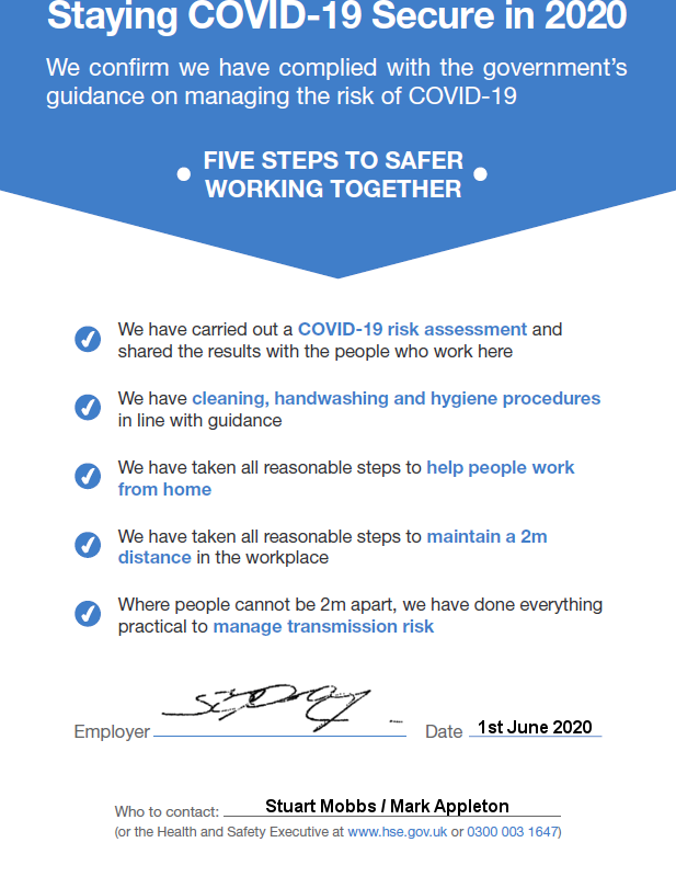 COVID-secure Poster